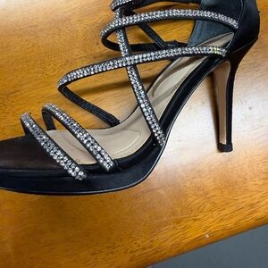 Beautiful dress shoe black with stones